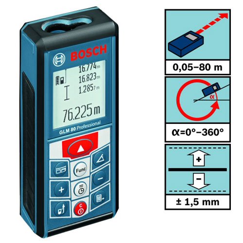 Bosch GLM 80 – 80m Range